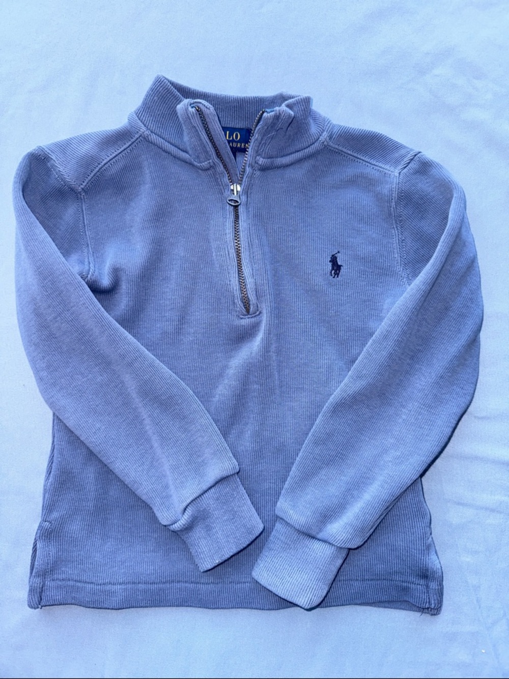 Polo by Ralph Lauren Blue Toddler Half-Zip Pullover